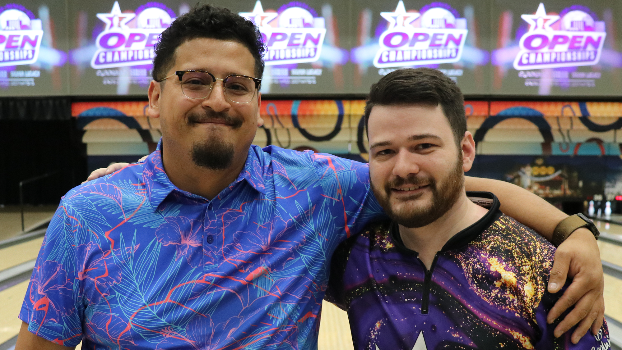 Javier Juarez and Jay Good at the 2026 USBC Open Championships